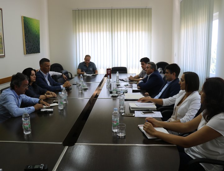 Župan Flego na radnom sastanku s predstavnicima Grada Buja