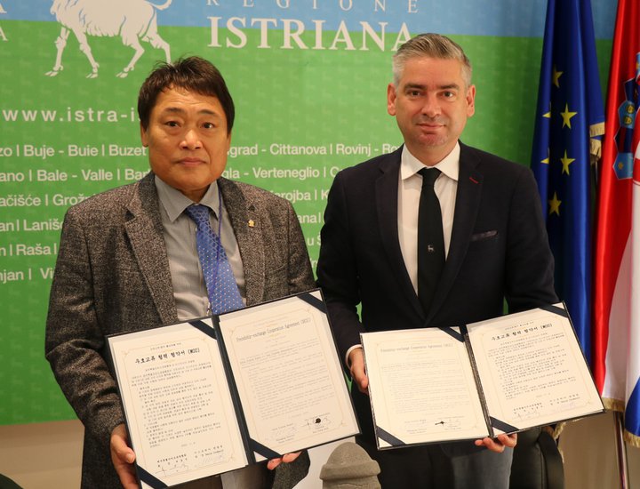 Firmato il Memorandum di cooperazione tra l'Ente per il turismo della Regione Istriana e l'Associazione sudcoreana per il turismo della Provincia di Jeju