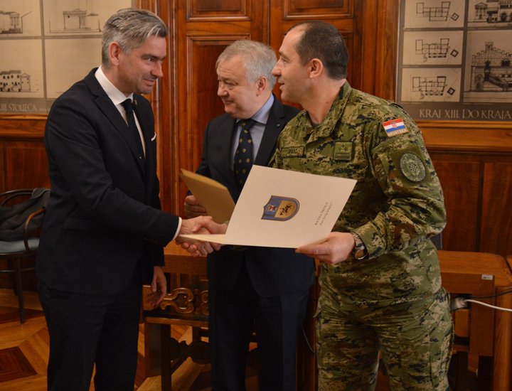 Održan prijem  za polaznike Ratne škole "Ban Josip Jelačić"