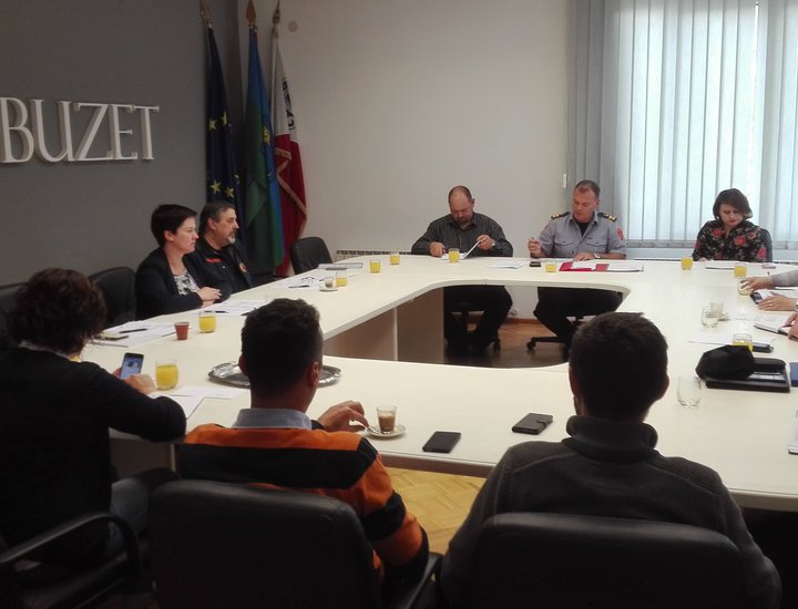 Buzet - Koordinacija Stožera civilne zaštite Buzeštine