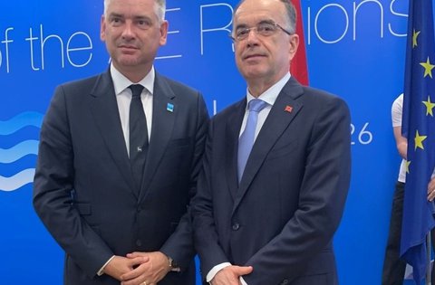 Il presidente della Regione Miletić ha incontrato il Presidente dell’Albania