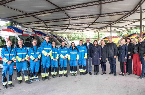 Župan Miletić: U ovom mandatu smo ukupno nabavili 44 ambulantnih i vozila za sanitet, vrijednih preko 6 milijuna eura