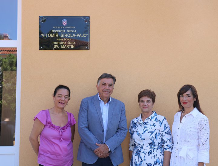 Svečano otvorena obnovljena područna škola Sv. Martin