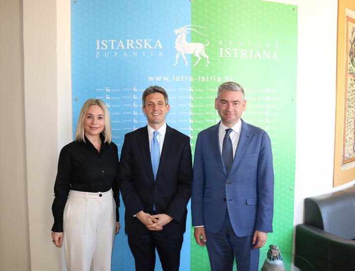 Privremeni otpravnik poslova Veleposlanstva SAD-a u nastupnom posjetu Istarskoj županiji