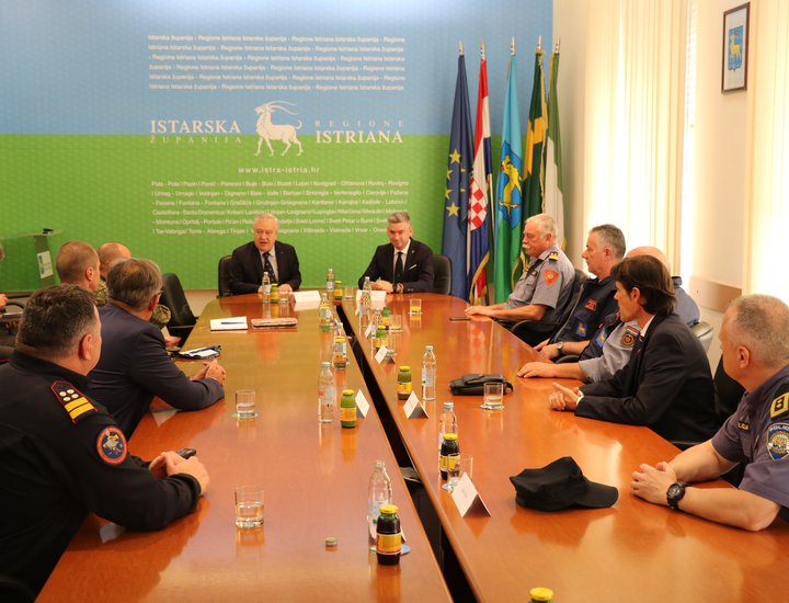 Ricevimento per una delegazione del Ministero della difesa della RC