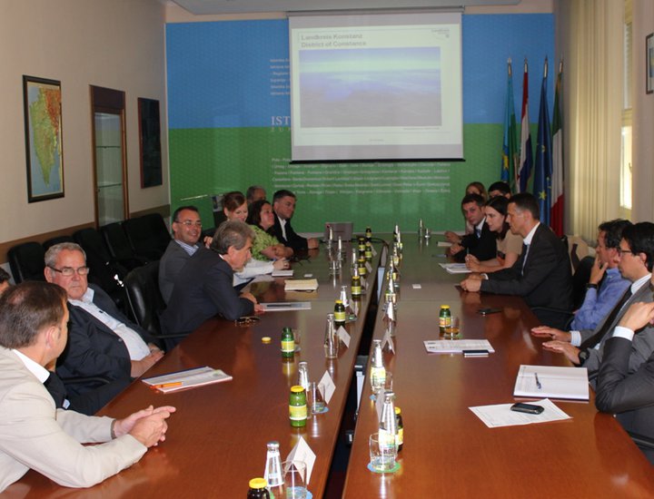 Una delegazione del Circondario di Costanza, in Germania, in visita alla Regione Istriana