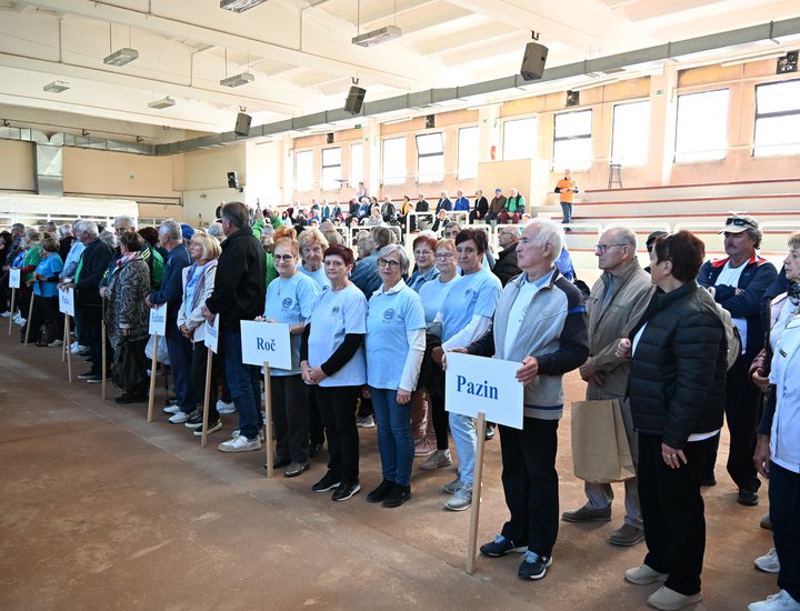 Istarski župan Boris Miletić otvorio XV. Sportske igre Sindikata umirovljenika u Pazinu