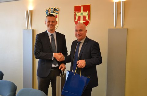 Il Presidente Flego in visita alla Regione di Sebenico e Knin