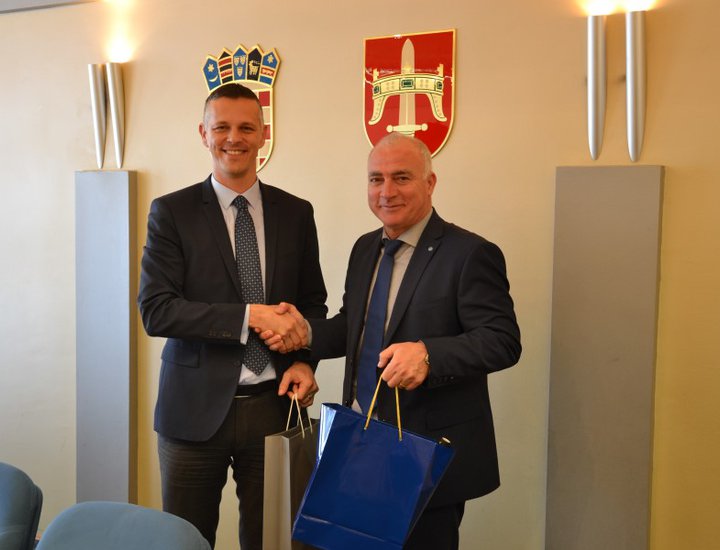 Il Presidente Flego in visita alla Regione di Sebenico e Knin