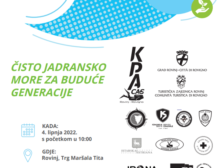 Najava događaja „Čisto Jadransko more za buduće generacije“ i Eko akcije čišćenja podmorja Luke Rovinj
