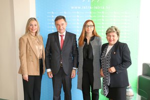 L'ambasciatore della Confederazione svizzera nella sua prima visita alla Regione Istriana