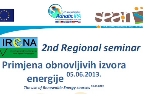 Regionalni seminar "Primjena obnovljivih izvora energije" 05. lipnja 2013.