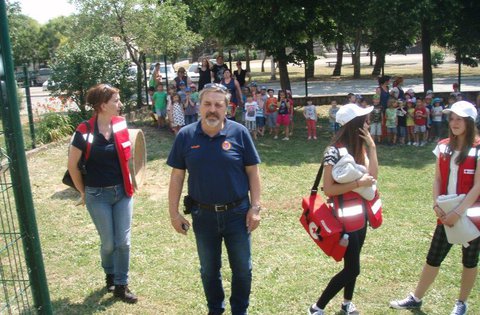 Labin, vježba evakuacije i spašavanja u dječjem vrtiću