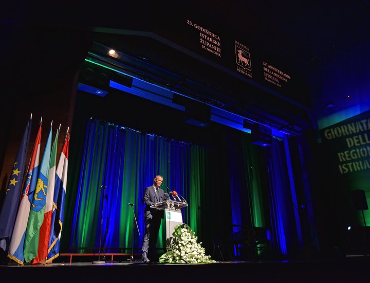 Celebrata la Giornata della Regione Istriana e il XXV anniversario d'istituzione della Regione Istriana