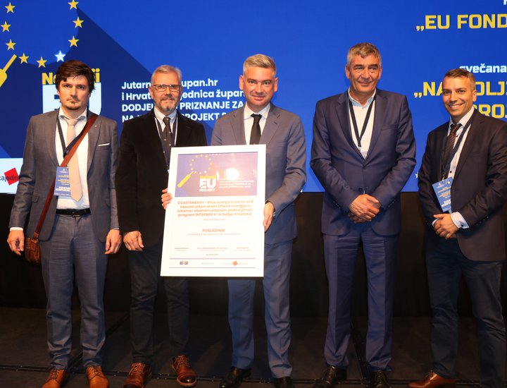 'COASTENERGY' proglašen najboljim EU projektom u Hrvatskoj u kategoriji 'Doprinos znanosti i inovacijama'