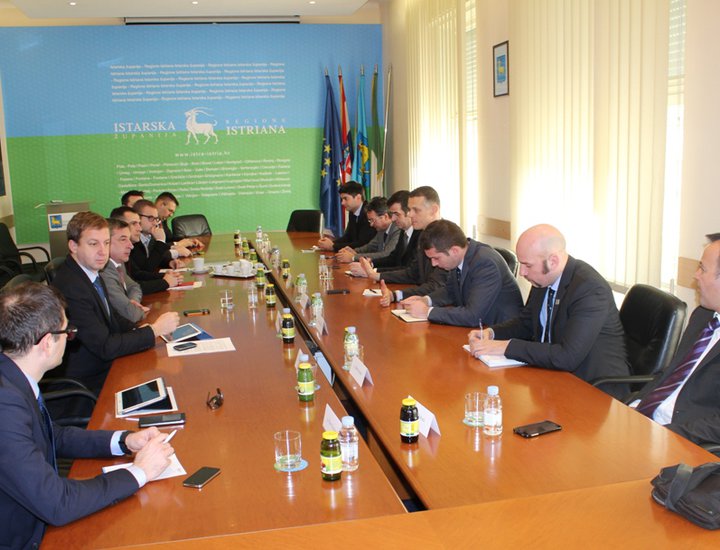 Incontro di lavoro fra i Presidenti delle Regioni Istriana, del Međimurje, di Varaždin e il Vicepresidente della Regione Litoraneo-montana