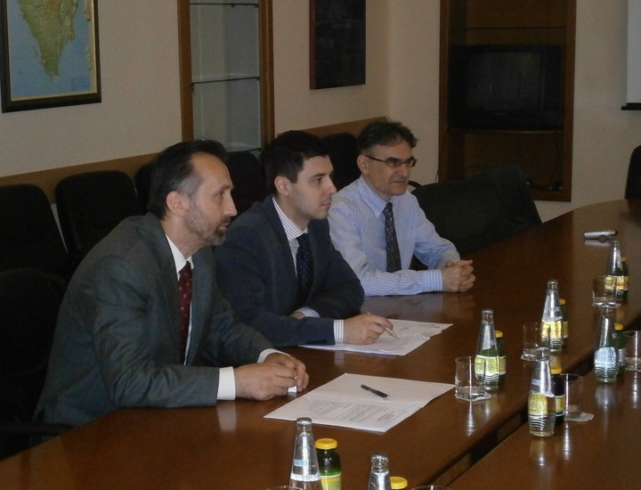 Oriano Otočan, Patricia Smoljan e Slavica Benčić Kirac hanno ricevuto una delegazione del Governo della Provincia autonoma della Voivodina