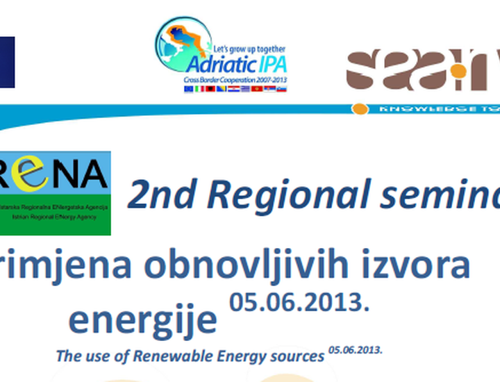 Regionalni seminar "Primjena obnovljivih izvora energije", 05. lipnja 2013.