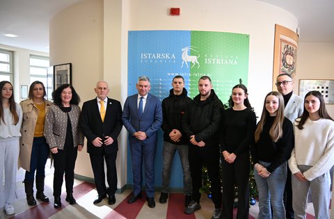 Održan prijem za hrvatske reprezentativce iz Istre, osvajače medalja s ITF Taekwon-Do Svjetskog prvenstva u Poreču