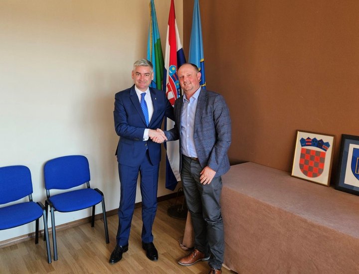 Župan Miletić u radnom posjetu Općini Sveti Lovreč