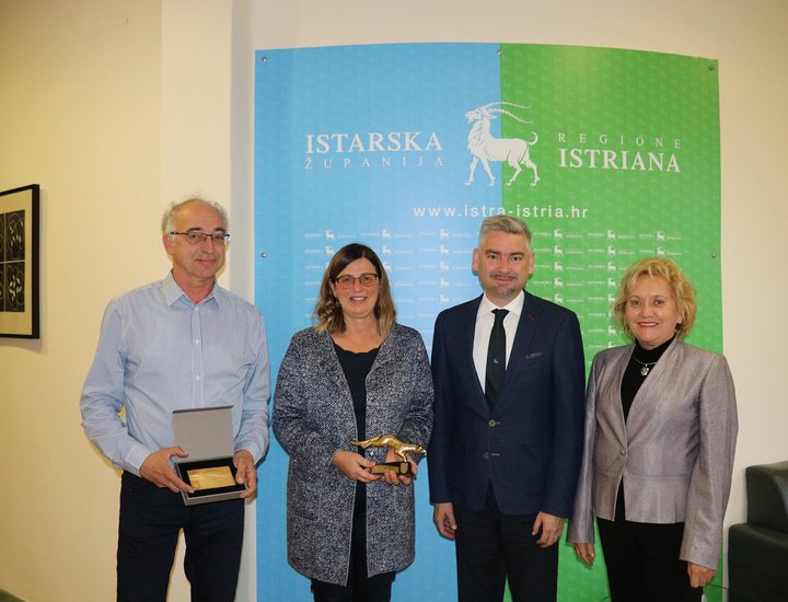 Ricevimento per l'Aquarium di Pola in occasione della vincita del premio "Zlatna kuna" (Kuna d'oro)