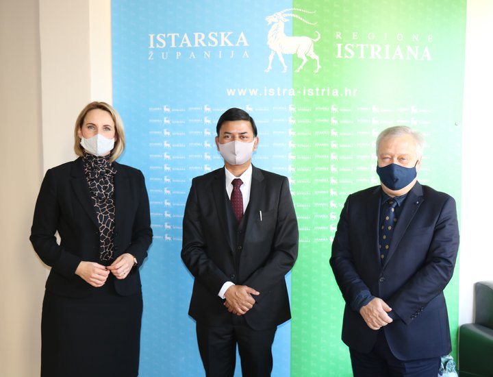 Ricevimento per l'ambasciatore della Repubblica dell'India nella Repubblica di Croazia
