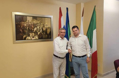 Župan Miletić posjetio Općinu Oprtalj - Portole
