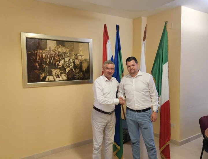 Župan Miletić posjetio Općinu Oprtalj - Portole