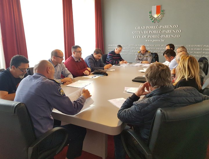 Održana proširena sjednica Stožera civilne zaštite Grada Poreča-Parenzo vezano za pripremu ljetne protupožarne sezone 2019.