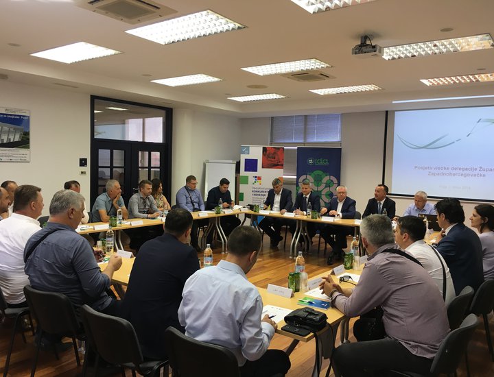 L'Alta delegazione della Regione occidentale della Herzegovina in visita alla Regione Istriana