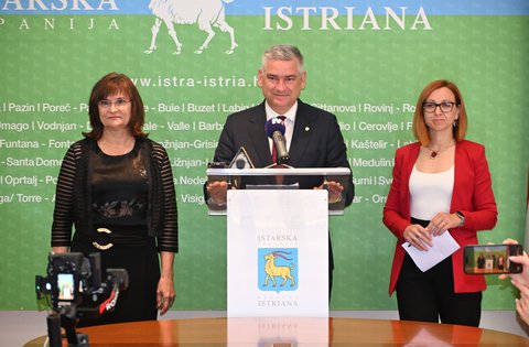 Il Presidente della Regione Istriana Miletić:  Continuiamo a lavorare con responsabilità e trasparenza affinché la nostra Istria sia ancora più sviluppata, competitiva e piacevole da vivere per tutti i suoi cittadini