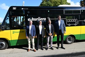 Presentato a Pola il primo autobus elettrico