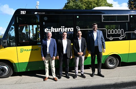 Presentato a Pola il primo autobus elettrico
