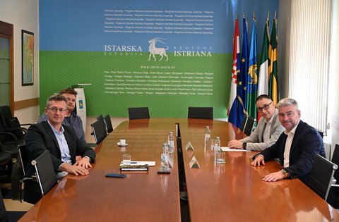 Župan Boris Miletić održao radni sastanak s načelnikom Općine Marčana