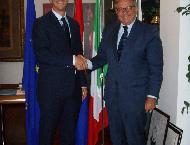 Ospite ad Ancona una delegazione della Regione Istriana, capitanata dal Presidente Valter Flego