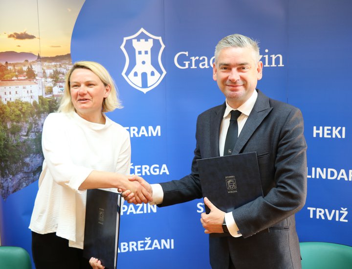 Incontro di lavoro tra il presidente Miletić e la Sindaca di Pisino