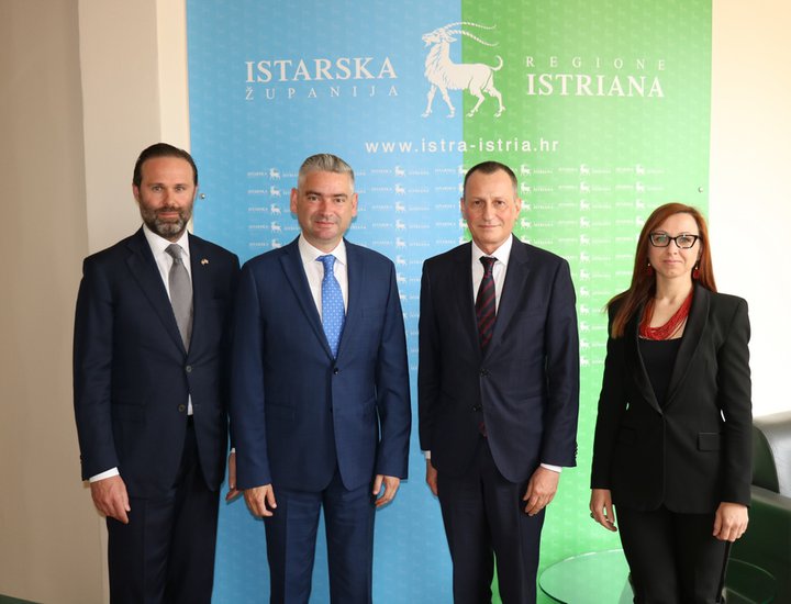 Župan Miletić upriličio prijem za belgijskog veleposlanika