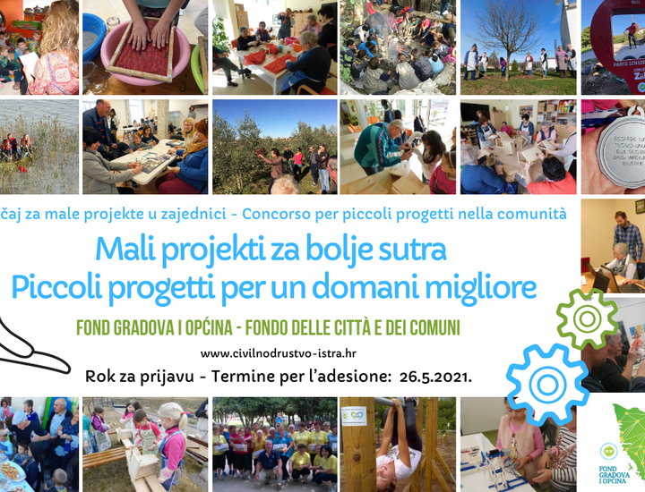 Bandito il concorso per i piccoli progetti nella comunità „Piccoli progetti per un domani migliore“