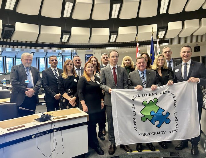 Zamjenica Acquavita na sjednici Vijeća Saveza Alpe-Jadran u Bruxellesu