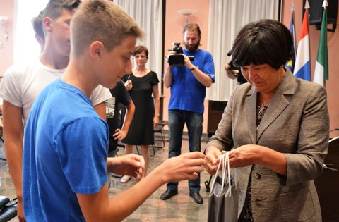 Državni prvaci osnovnih i srednjih istarskih škola na prijemu Županije