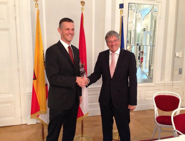 Il Presidente della Regione Istriana Valter Flego a Klagenfurt per una serie di colloqui d'affari