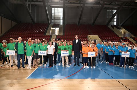U Puli otvorene XVI. Sportske igre Sindikata umirovljenika Hrvatske za Istarsku županiju