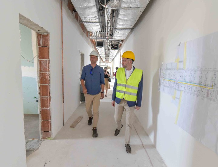 Župan Miletić obišao gradilište budućeg Centra KLIK Pula, najvećeg županijskog projekta u obrazovanje