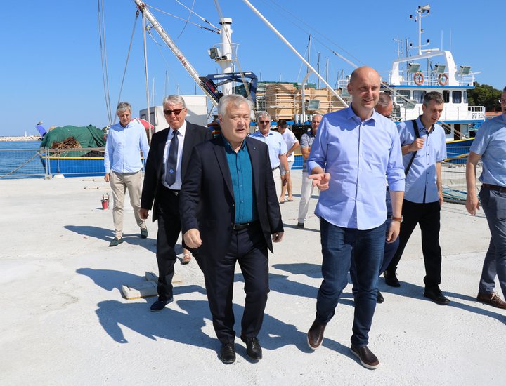 Il Vicepresidente della Regione facente funzione il Presidente della Regione Fabrizio Radin ha incontrato il Ministro Tomislav Tolušić a Orsera
