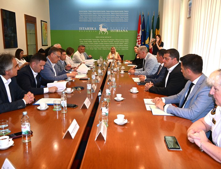 Župan Miletić i ministar Butković o ključnim prometnim projektima u Istri