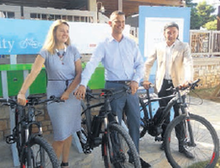 U Istri prva stanica za punjenje električnog bicikla