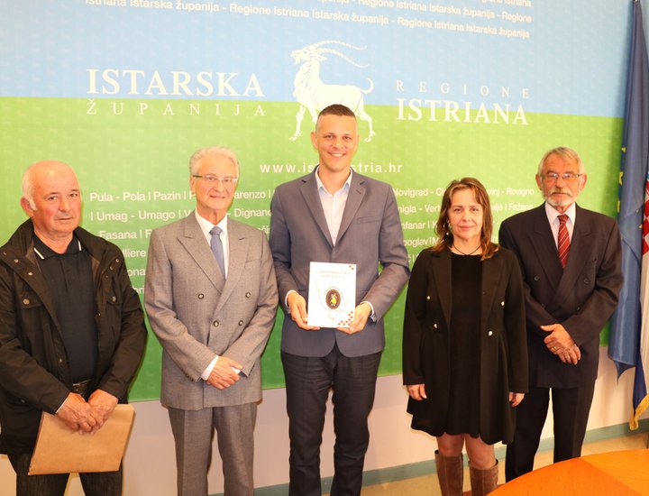Il Presidente Flego ha ricevuto la delegazione del I battaglione della milizia territoriale di Pola