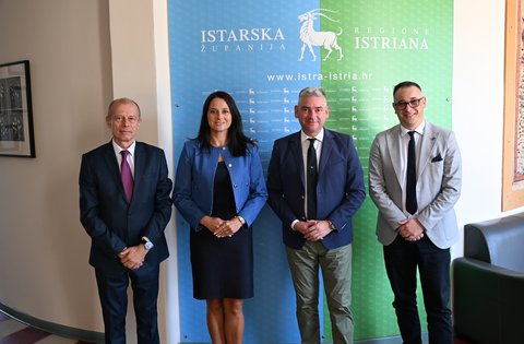 Il presidente Miletić ha ricevuto la nuova Console generale della Repubblica di Serbia a Fiume, Ivana Stojiljković