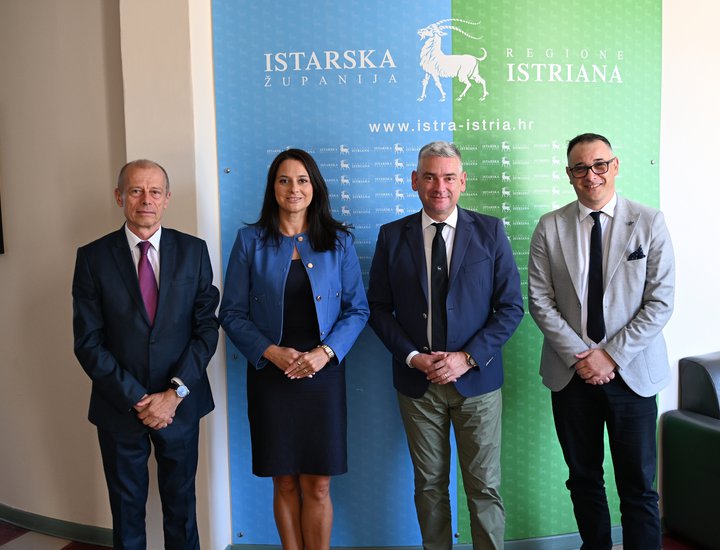 Il presidente Miletić ha ricevuto la nuova Console generale della Repubblica di Serbia a Fiume, Ivana Stojiljković
