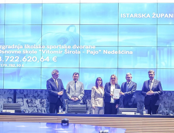 Istarskoj županiji odobreno 4,2 milijuna eura za tri kapitalna projekta u osnovne škole